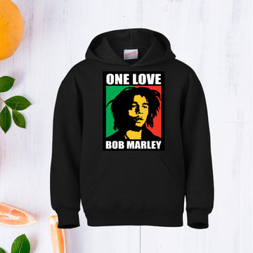 Bob Marley One Love Hoodie. UNISEX