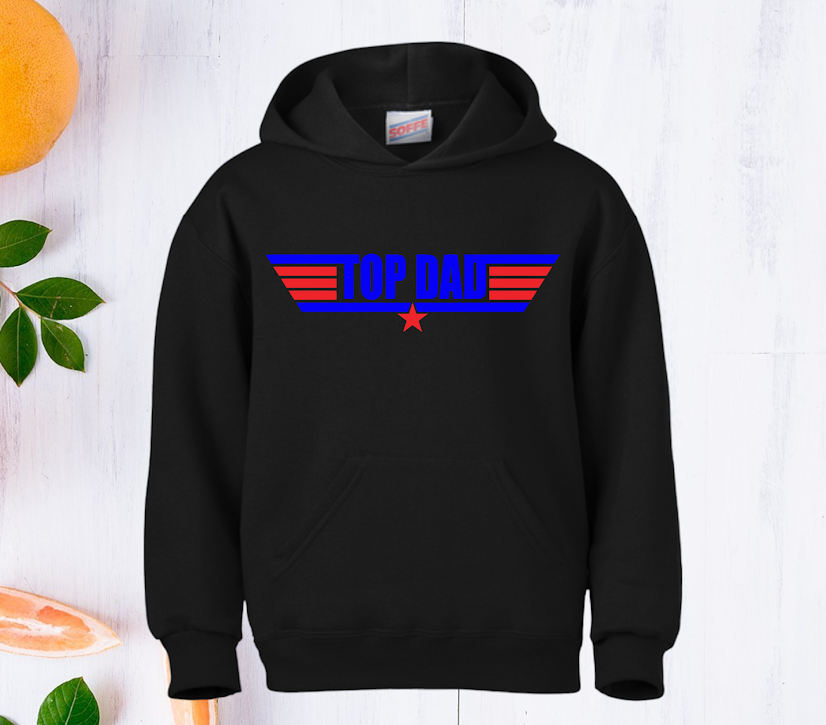 Top Dad Hoodie. UNISEX