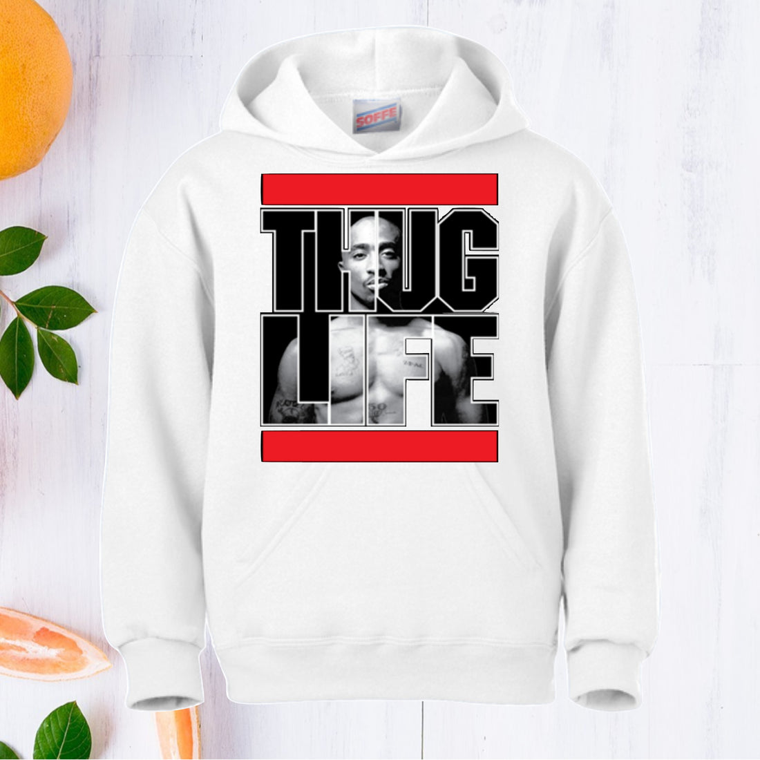 Thug Life 2Pac Hoodie. UNISEX