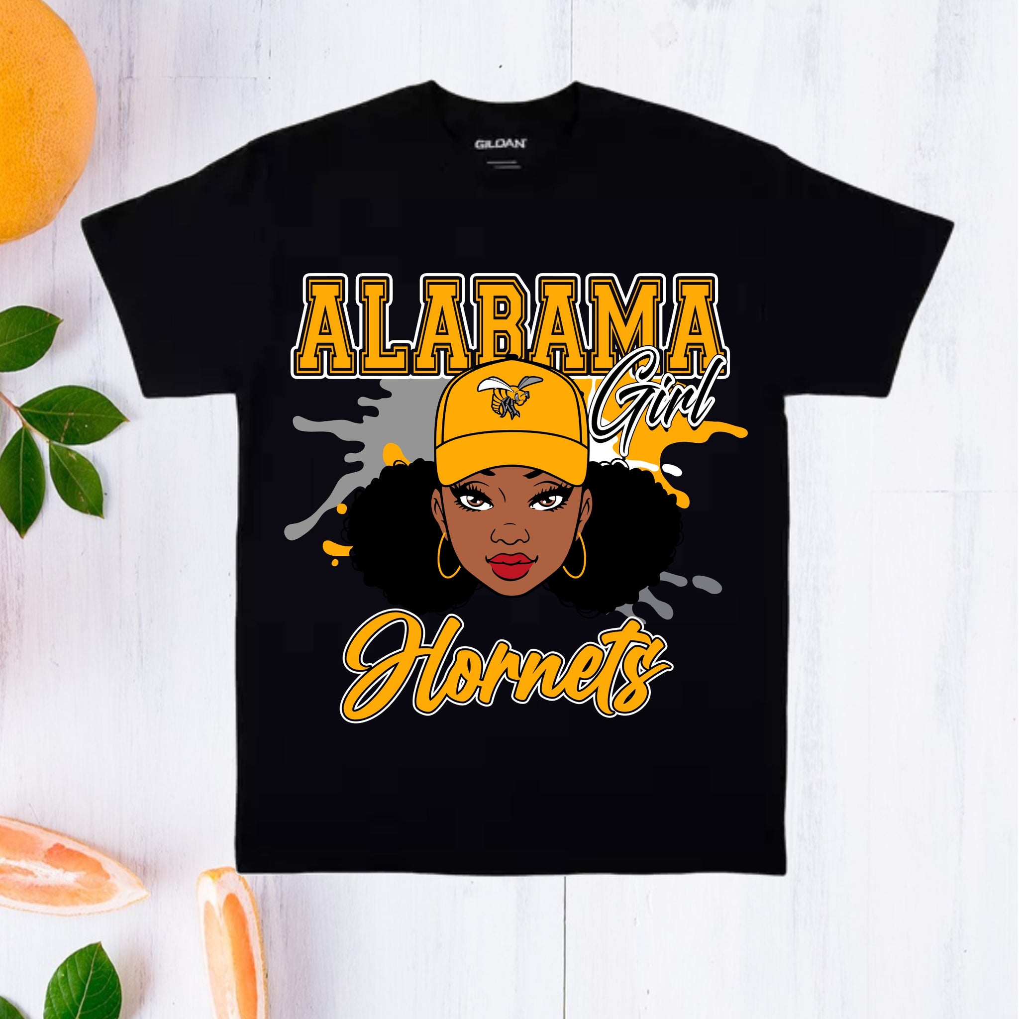 Alabama Girl Hornet ASU T-Shirt. Alabama state university