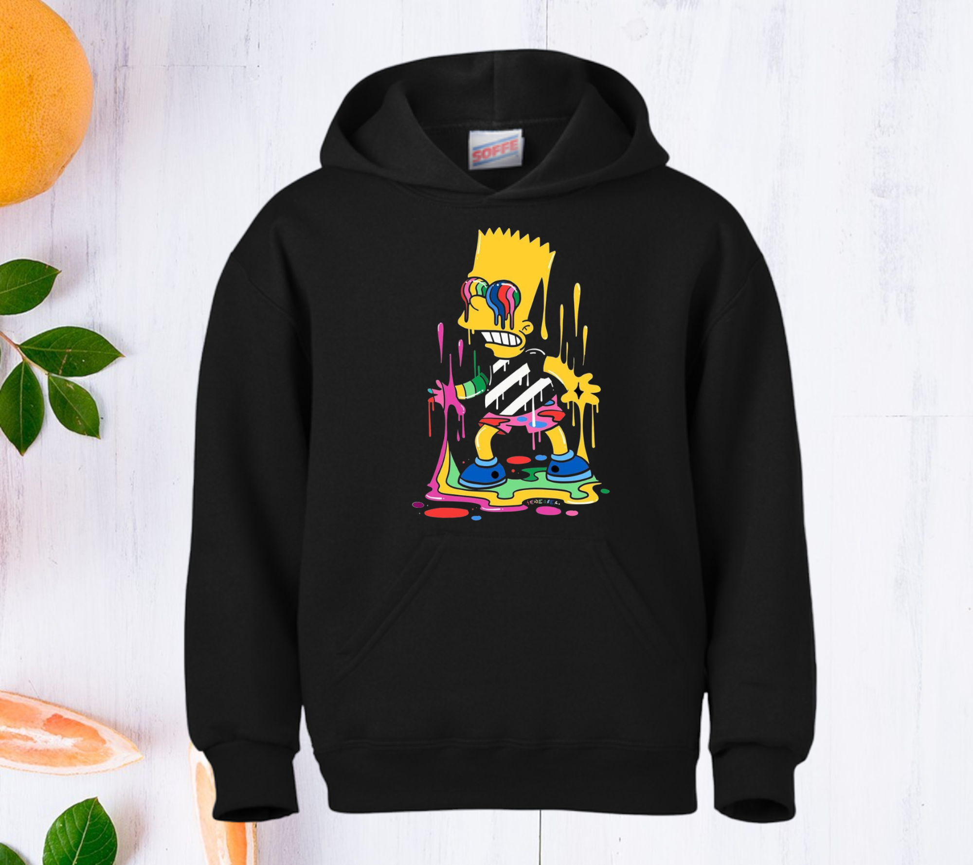 Bart Simpson Hoodie.UNISEX