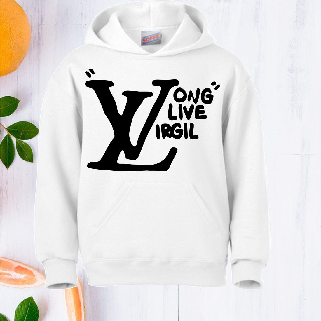 Long Live Virgil Hoodie. UNISEX