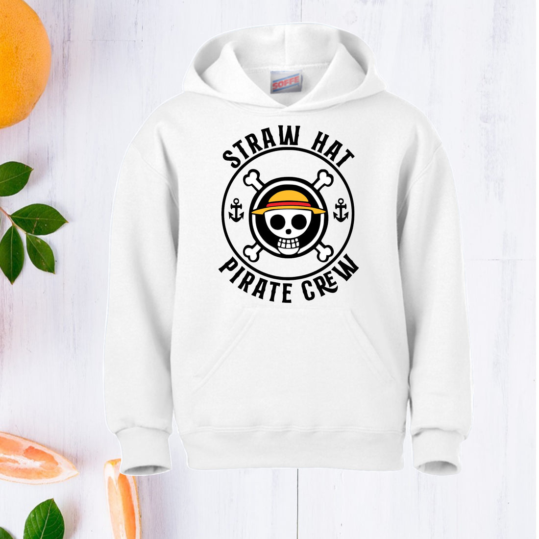 Straw Hat Pirate Crew One Piece Hoodie. UNISEX